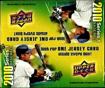 2010 UPPER DECK BASEBALL SERIES 1    Unopened Sealed 24 PACK BOX 