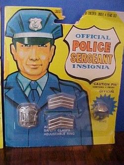 VINT ARMY GENERAL PARATROOPER & POLICE SERGEANT PLAYSET  