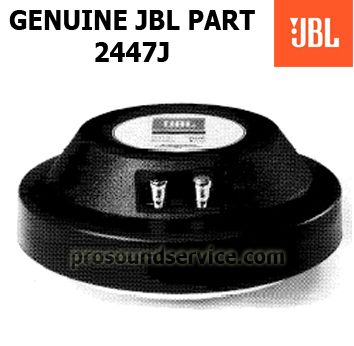 JBL 2447J 1.5 COMPRESSION DRIVER 16 OHM 4 DIAPHRAGM  