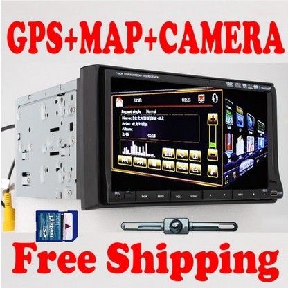   Touch Screen Auto Motor Car DVD Player GPS Navigation Ipod+Rear Camera