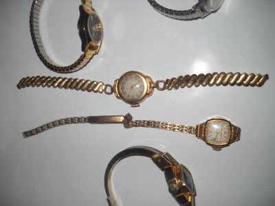   VINTAGE AND ANTIQUE LADIES WATCHES ELGIN ARMITRON CROTON WESTFIELD