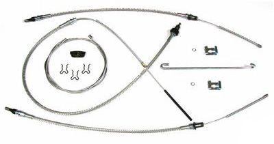 68 72 Chevelle Parking Emergency Drum Brake Cable Kit Original 