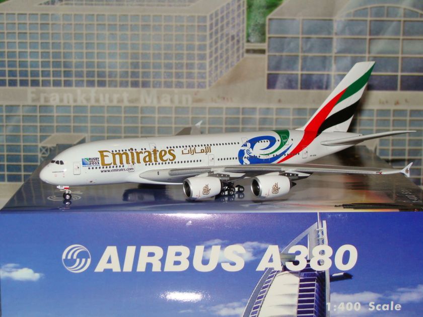 Phoenix 400 Emirates A380 Rugby 2011 A6 EDN 1/400**Free S&H**  