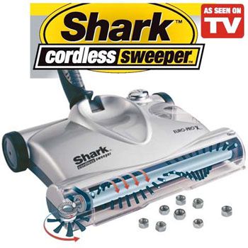 SHARK EURO PRO(TM) HIGH PERFORMANCE CORDLESS SWEEPER  