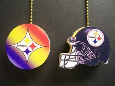 PITTSBURG STEELERS FOOTBALL CEILING FAN PULLS  