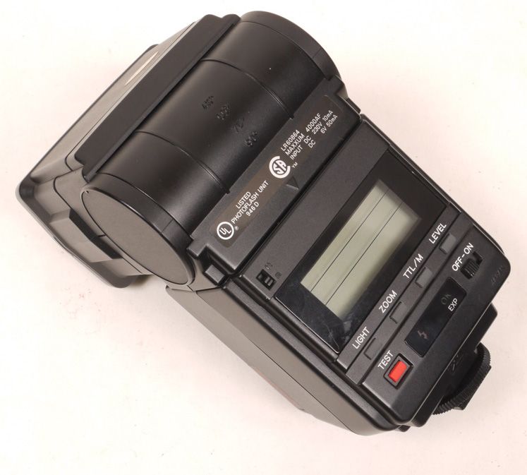 Minolta Maxxum 4000AF Flash Unit ~Minty w/Case/Diffuser  