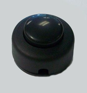 LAMP ON/OFF BLACK PHENOLIC PUSH BUTTON FLOOR SWITCH  