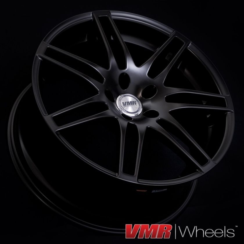 VMR 18 inch Matte Black V708 RS4 Style Wheels Audi A4 A5 A6 S4 B6 B7 