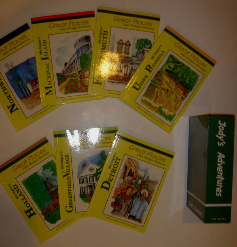 jodys michigan adventures 7 book set great places  