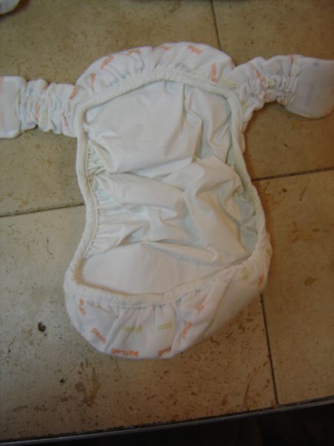 Six Newborn Tiny gDiaper gPants Fits 6 to 10lbs G Word Print  