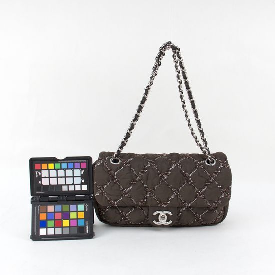 Authentic Chanel Brown Classic Shoulder Bag Thanksgiving Gift  