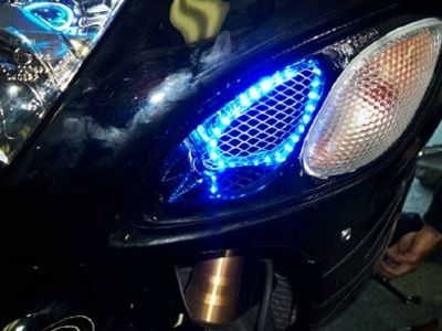 2008 2010 Suzuki Hayabusa LED Flexible Ram Air INTAKE Halos  Rated #1