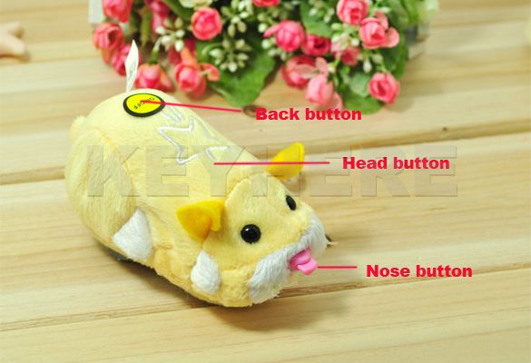 Zhu Zhu Hamster Pets Mr. Pip Squeak Go Baby Toy Yellow  