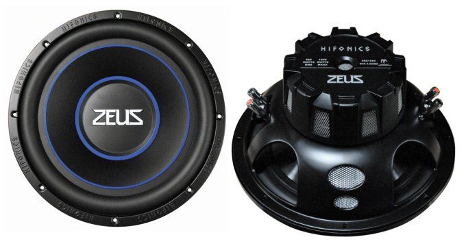 Hifonics ZRX12D4 12 2000W Car Round Subwoofers Power Subs DVC ZRX 