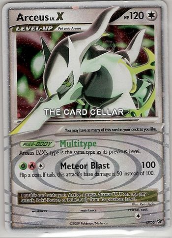 POKEMON HOLO CARD LEVEL X LV.X METEOR ARCEUS DP56  