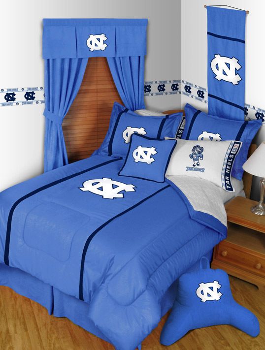 UNC NORTH CAROLINA TAR HEELS BEDROOM DECOR *MORE ITEM*  