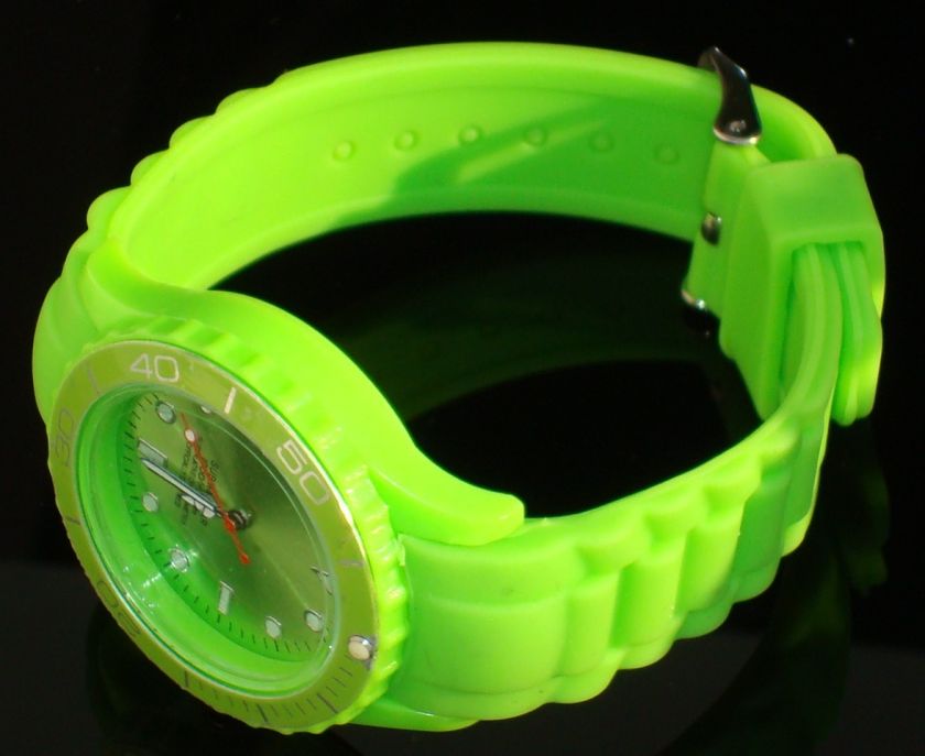 SILICONE TOY WATCH MENS WOMENS LADIES RETRO ICE 80S  