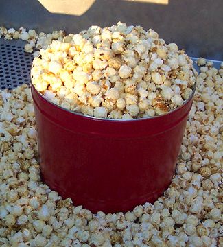 KEIFERS KETTLE KORN ® 2 Gal Holiday Tin Filled with our Addictive 