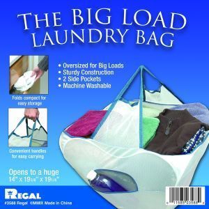 HUGE MESH BIG LOAD FOLDING LAUNDRY HAMPER STORAGE BASKET BAG GREAT FOR 