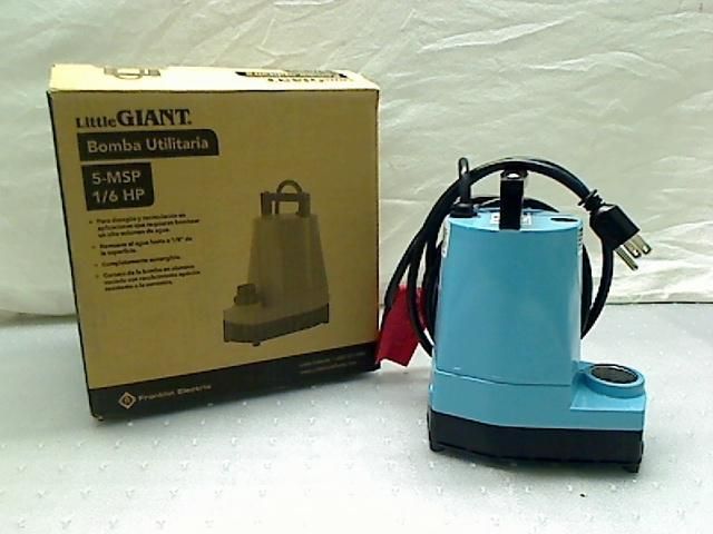 Little Giant 505000 1/6 Horsepower 5 MSP Water Wizard 5 Series 