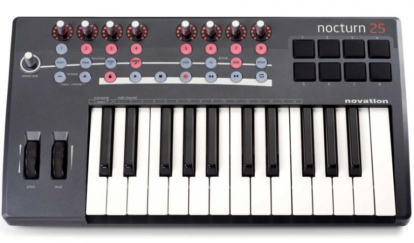 NOVATION NOCTURN 25 NOCTURN 25 USB MIDI CONTROLLER NEW  