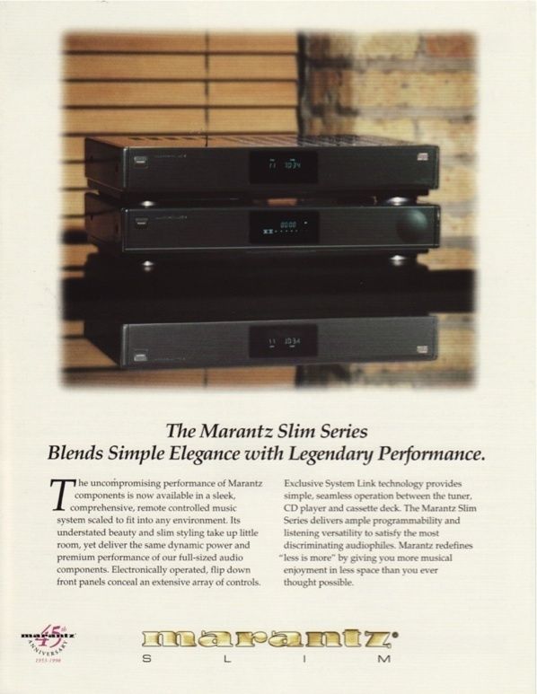 Marantz Slim Series CR2020/SD2020 Brochure  