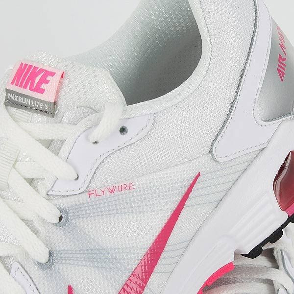 NIKE WMNS AIR MAX RUN LITE WHITE PINK RUNNING WOMENS US SIZE 6.5, UK 4 