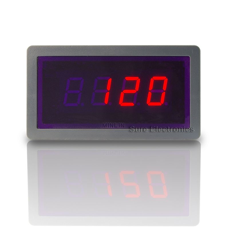 3½ 12v Digital Red LED 700V AC Volt panel meter New  