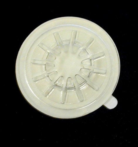 100 Clear Adhesive Backed Spider CD / DVD Hubs / Caps  