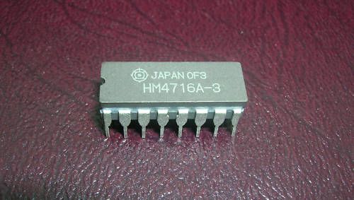 16K X 1 Random Acess Memory RAM Hitachi HM4716A 4716 IC  