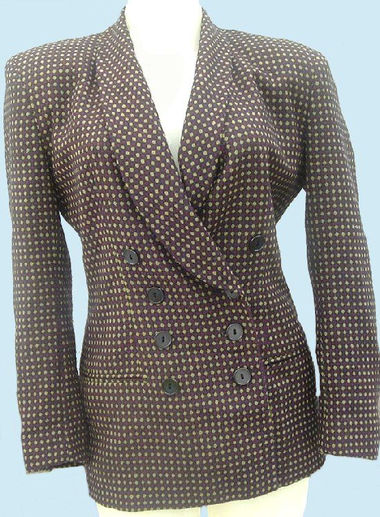 TAHARI double breasted WOOL Blazer Jacket size 2  