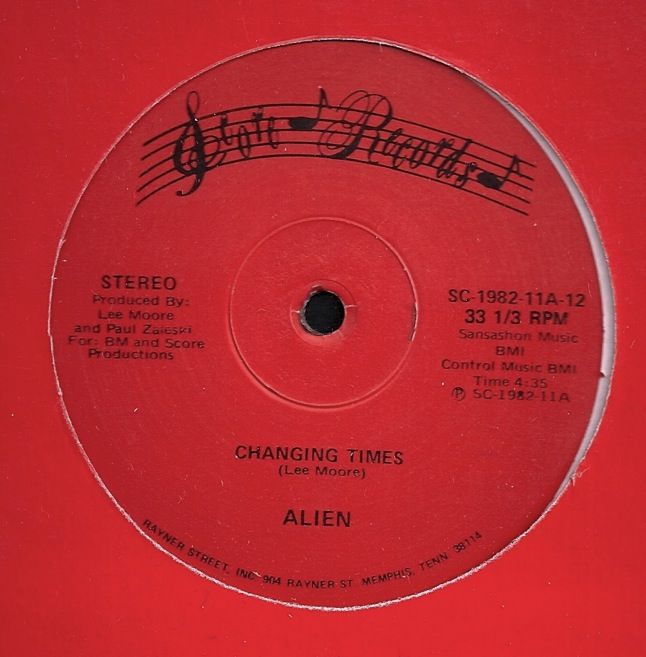 ALIEN Changing Times 12 (1981) Score SYNTH/BOOGIE/FUNK  