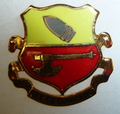   di crest scarce original early post ww2 era vintage single u s army