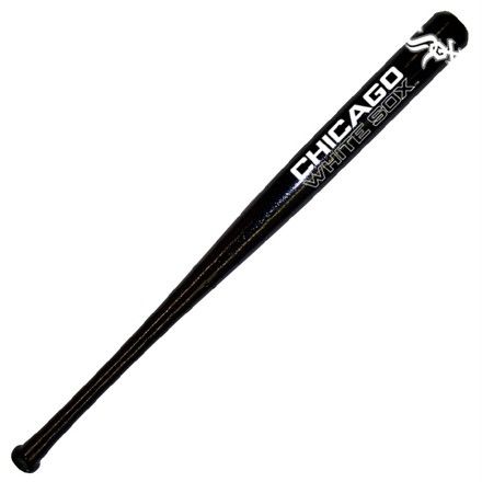 CHICAGO WHITE SOX LOGO OFFICIAL 18 BLACK MINI WOOD BASEBALL BAT