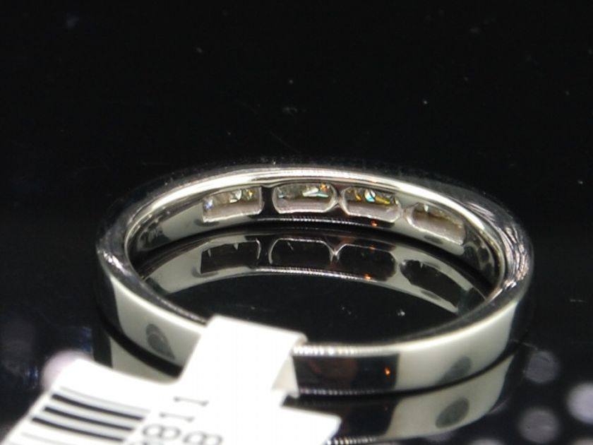  LADIES PRINCESS CUT DIAMOND ANNIVERSARY ENGAGEMENT WEDDING BAND RING 