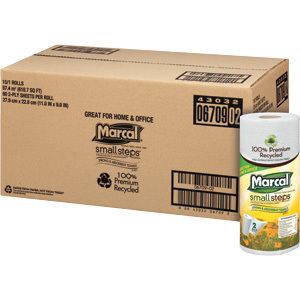 Marcal 2 Ply Quilted Paper Towels   15 Rolls  