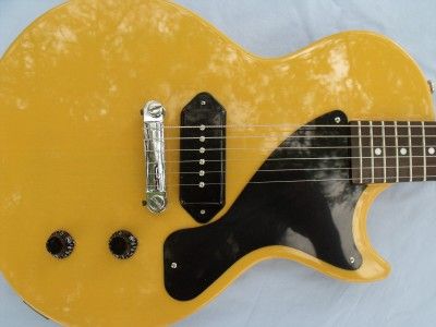 Korean Epiphone 57 Reissue Les Paul Jr W/Upgrades,Hardshell Case 