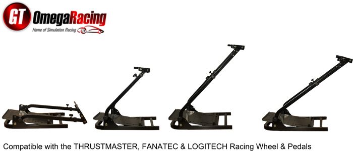   Omega Steering Wheel stand, Thrustmaster T500RS , GT5 PS3 . Racing pro