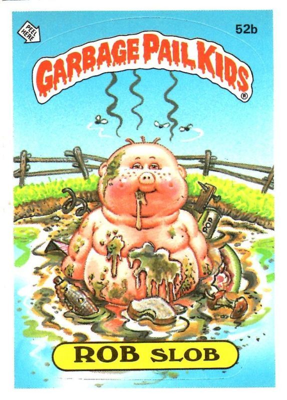 Garbage Pail Kids SERIES 2 Glossy ROB SLOB 52B  