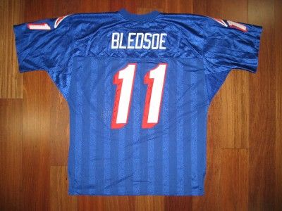 1996 Authentic Patriots Drew Bledsoe jersey 52 STARTER PRO Line  