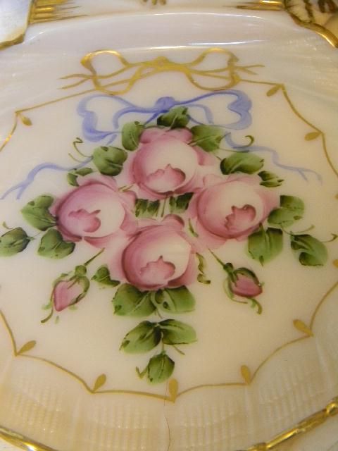 OMG~Vintage Cambridge Shell Pink Dish~Charleton ROSES  