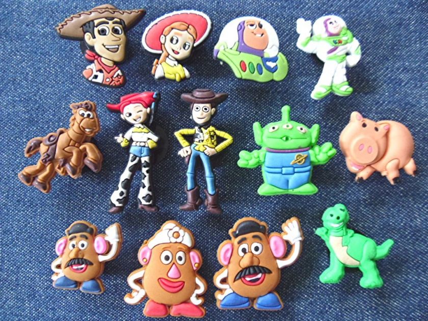 New Toy Story Woody Buzz Jesse Alien Holey Shoe Charms  