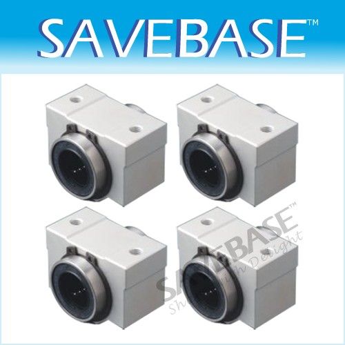 4x SC8VUU Linear Ball Slide Bearing Bushing For CNC Router Mill 