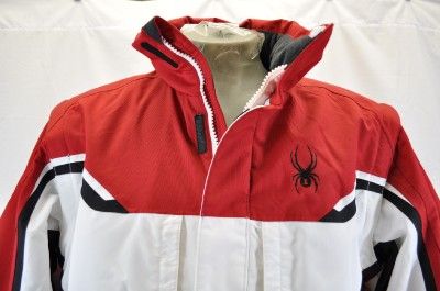   VEST JACKET (SPY8) WHITE RED BLACK WATERPROOF INSULATED $385 XL  