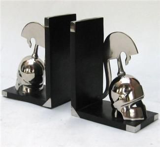 GREEK Spartan Trojan Hoplite HELMET ARMOR BOOKEND New  