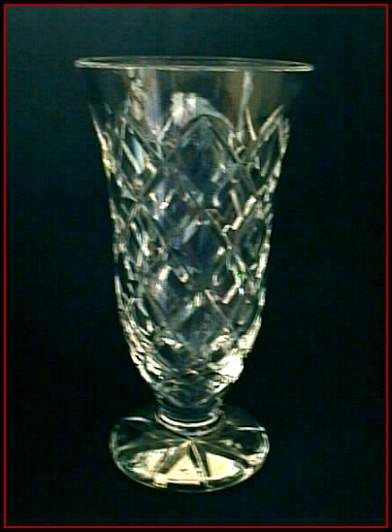 WATERFORD CRYSTAL Classic Footed Trumpet Vase, From the Gift Ware 