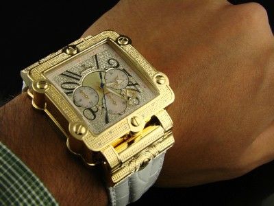 JOJO/JUST BLING/ KING MASTER URBAN SQUARE DIAMOND WATCH  