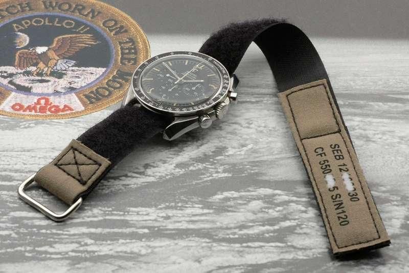 NASA Short Velcro Strap Band for Omega Speedmaster Moon Watch 321 