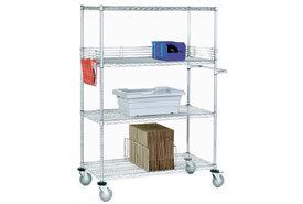 Stainless Steel Wire Shelf Truck 36x24x80  