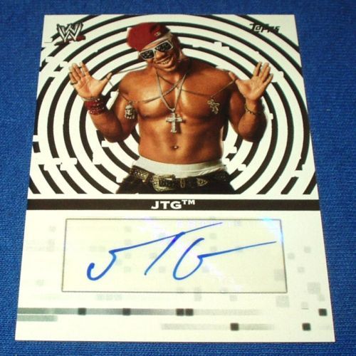 Wrestling WWE Autograph Auto Card JTG  